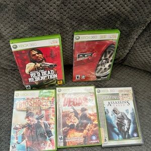 Lot of 5 Xbox 360 games